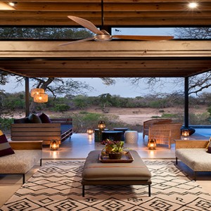 Lion Sands Game Reserve - Luxury South Africa Honeymoon Packages - Ivory lodge living area