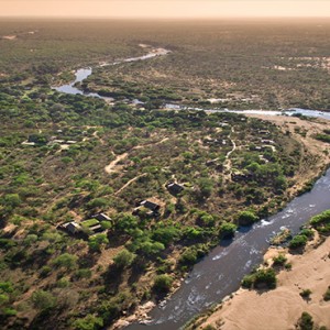 Lion Sands Game Reserve - Luxury South Africa Honeymoon Packages - Ivory lodge on the bank of sabie river