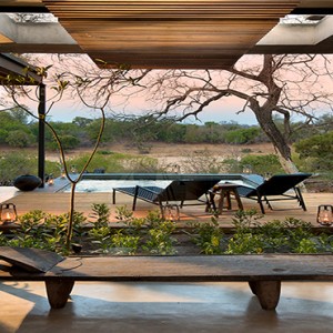 Lion Sands Game Reserve - Luxury South Africa Honeymoon Packages - Ivory lodge pool view