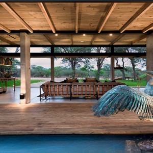 Lion Sands Game Reserve - Luxury South Africa Honeymoon Packages - Ivory lodge welcome entrance