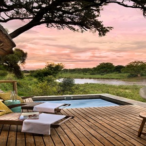 Lion Sands Game Reserve - Luxury South Africa Honeymoon Packages - Narina Lodge exterior pool