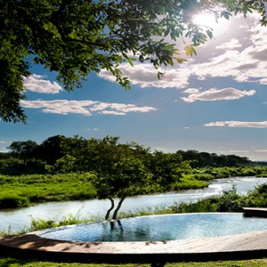 Lion Sands Game Reserve - Luxury South Africa Honeymoon Packages - Tinga lodge pool