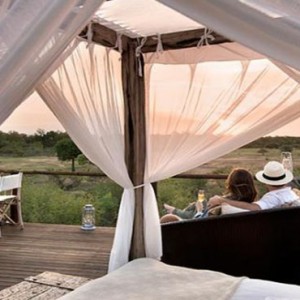 Lion Sands Game Reserve - Luxury South Africa Honeymoon Packages - treehouse dining