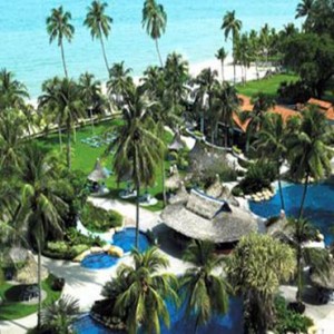 Malaysia Honeymoon Packages Golden Sands Resort By Shangri La, Penang Aerial View1