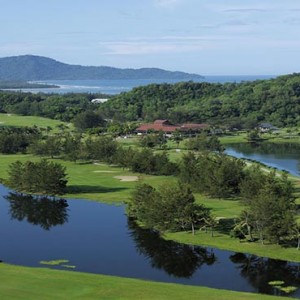 Malaysia Honeymoon Packages Shangri La Rasa Ria Resorts And Spa Daljit Bay Golf Course Aerial View