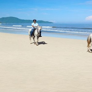 Malaysia Honeymoon Packages Shangri La Rasa Ria Resorts And Spa Horse Beach Riding