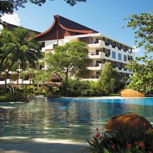 Malaysia Honeymoon Packages Shangri La Rasa Sayang Resort Garden Wing Pool1