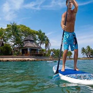 Malaysia Honeymoon Packages Shangri La Tanjung Aru Resort And Spa Paddle Boarding