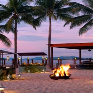 Malaysia Honeymoon Packages Shangri La Tanjung Aru Resort And Spa Bbq On Beach