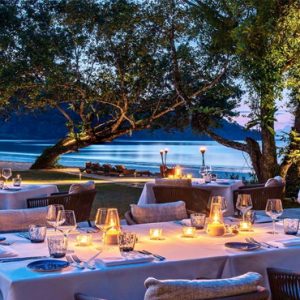 Malaysia Honeymoon Packages The Datai Langkawi The Beach Club (Dinner Setting)