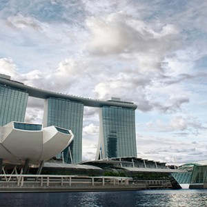 Marina Bay Sands - Luxury Singapore Honeymoon Packages -artscience museum exterior