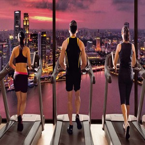 Marina Bay Sands - Luxury Singapore Honeymoon Packages - fitness with a view