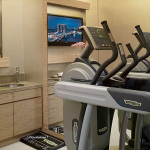 Marina Bay Sands - Luxury Singapore Honeymoon Packages - private gym in room