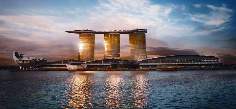 Marina Bay Sands - Luxury Singapore Honeymoon Packages - view of hotel