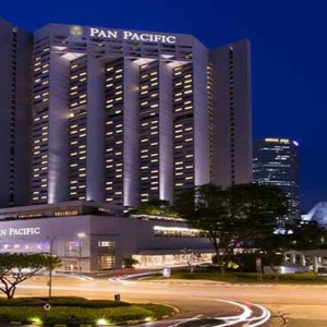 Pan Pacific Luxury Singapore Honeymoon Packages Hotel Exterior At Night