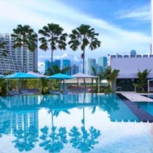 Pan Pacific Luxury Singapore Honeymoon Packages Poolside Bar