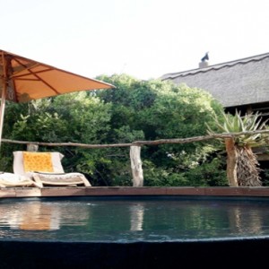 Pumba Private Game reserve - Luxury South Africa Honeymoon Packages - Bush Lodge Msenge Chalets pool