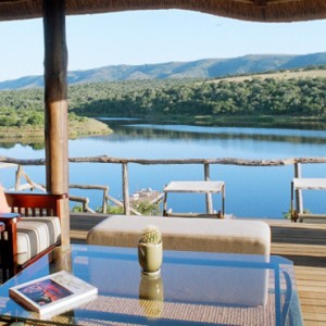 Pumba Private Game reserve - Luxury South Africa Honeymoon Packages - Water Lodge sun deck