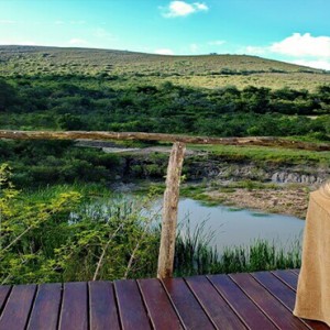 Shamwari Game Reserve - Luxury South Africa Honeymoon Packages - spa outdoors