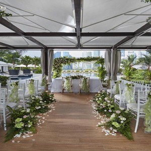 Singapore Honeymoon Packages Mandarin Oriental Private Wedding Cabana