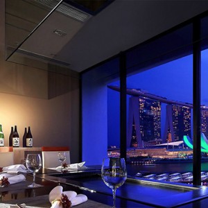 Singapore Honeymoon Packages Mandarin Oriental Teppan Ya Restaurant