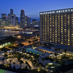 Singapore Honeymoon Packages Mandarin Oriental Hotel Exterior