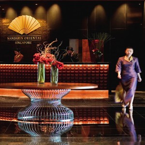 Singapore Honeymoon Packages Mandarin Oriental Lobby