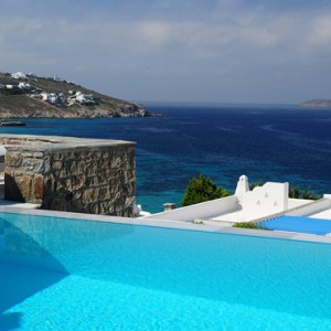 Suite with Private Pool - Mykonos Grand Hotel and Resort - luxury Greece honeymoon Packages