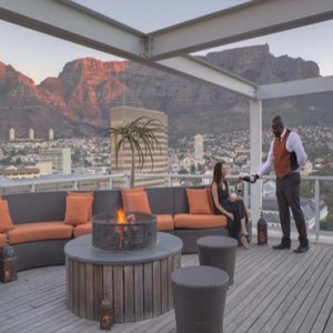 Taj Cape Town - Luxury South Africa Honeymoon Packages - Terrace