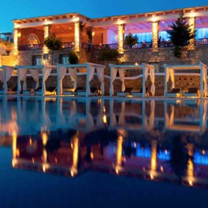 cabana 2 - Mykonos Grand Hotel and Resort - luxury Greece honeymoon Packages