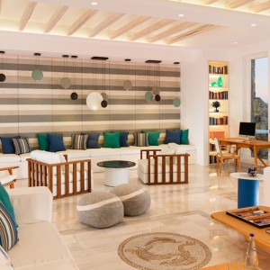 lobby - Mykonos Grand Hotel and Resort - luxury Greece honeymoon Packages