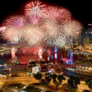 Location Fireworks PARKROYAL COLLECTION Marina Bay Singapore Honeymoon Packages