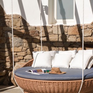 lounge - Mykonos Grand Hotel and Resort - luxury Greece honeymoon Packages