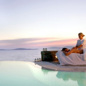 spa - Mykonos Grand Hotel and Resort - luxury Greece honeymoon Packages