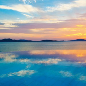 sunset 2 - Mykonos Grand Hotel and Resort - luxury Greece honeymoon Packages