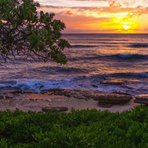 sunset - Turtle Bay Beach Resort - Luxury Hawaii Honeymoon Packages