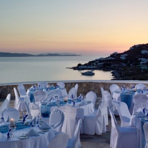 wedding - Mykonos Grand Hotel and Resort - luxury Greece honeymoon Packages