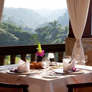 Bali Honeymoon Packages Viceroy Bali Restaurant Dining View