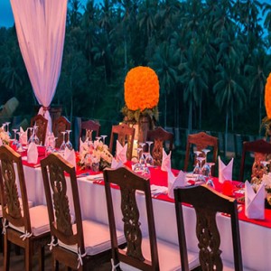 Bali Honeymoon Packages Viceroy Bali Wedding Table