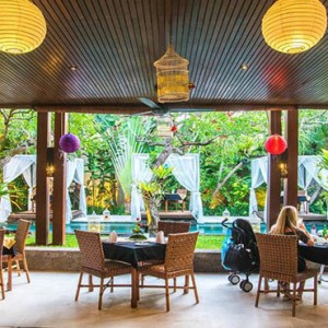 Bali Honeymoon Packages The Elysian Seminyak Rush Bamboo Restaurant1