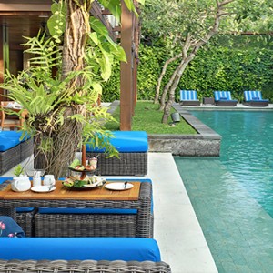 Bali Honeymoon Packages The Elysian Seminyak Afternoon Tea By The Pool