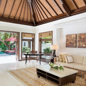 Bali Honeymoon Packages The Laguna Resort & Spa Hibiscus Villa Living Area