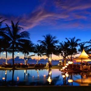 Bali Honeymoon Packages The Samaya Seminyak Pool At Night