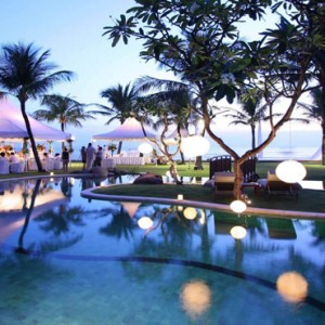 Bali Honeymoon Packages The Samaya Seminyak Wedding Reception By Pool