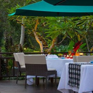 Bali Honeymoon Packages The Samaya Ubud Dinner Setup