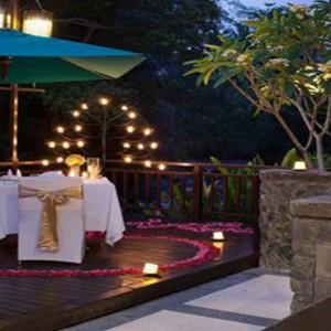 Bali Honeymoon Packages The Samaya Ubud Romantic Candle Lit Dinner