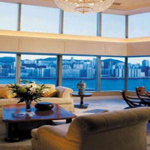 Harbour Grand Kowloon - Luxury Hong Kong Honeymoon Packages - The Presidential Suite (19F) living room