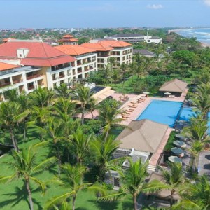 Legian Bali Seminyak - Luxury Bali Honeymoon Packages - Aerial view