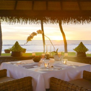 Legian Bali Seminyak - Luxury Bali Honeymoon Packages - Dining with a view
