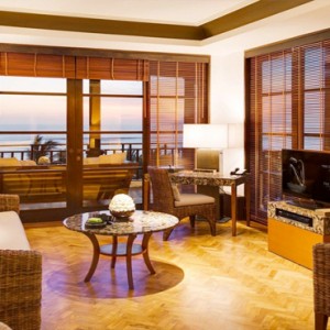 Legian Bali Seminyak - Luxury Bali Honeymoon Packages - One bedroom Deluxe suite (Suites at the Legian) living area1